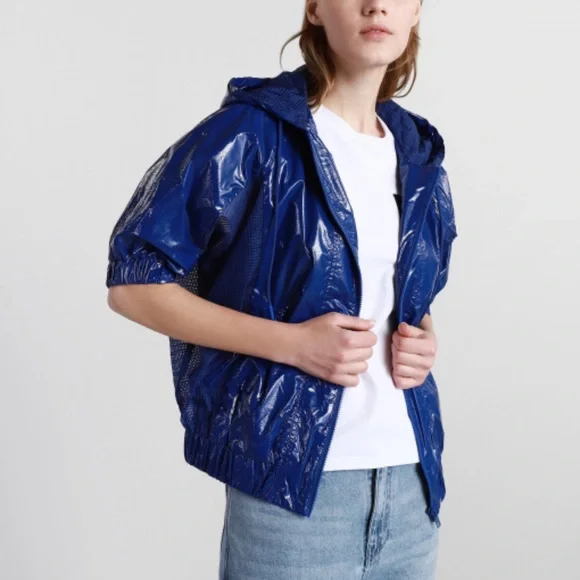 ArmanBlue Hooded Women's Jacket - Picture 1 of 9